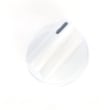 Cooktop Burner Control Knob (white) for Bosch NGM5624UC/01 - Part 611974