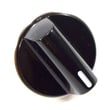 Cooktop Burner Knob (black) for Bosch NGM5054UC/01 - Part 00611979
