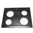 Range Main Top (black) for Whirlpool RY160LXTB02 - Part 2002M200-09