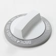 Range Oven Temperature Knob (designer White) for Whirlpool RF376PXYN1 - Part 3183104
