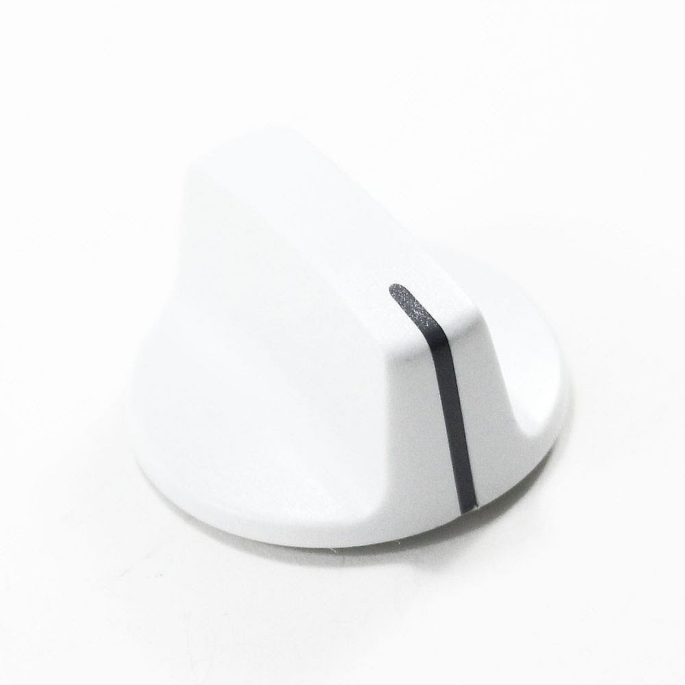 Part #w10861812, Range Surface Burner Knob (White) | 1.75 x 1.75 x 0.75