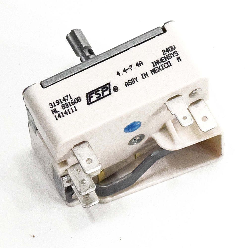 Photo of Cooktop Element Control Switch from Repair Parts Direct