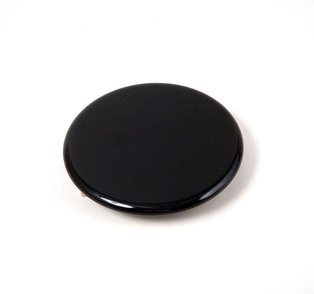 Photo of Range Surface Burner Cap, Right Rear (Black) from Repair Parts Direct