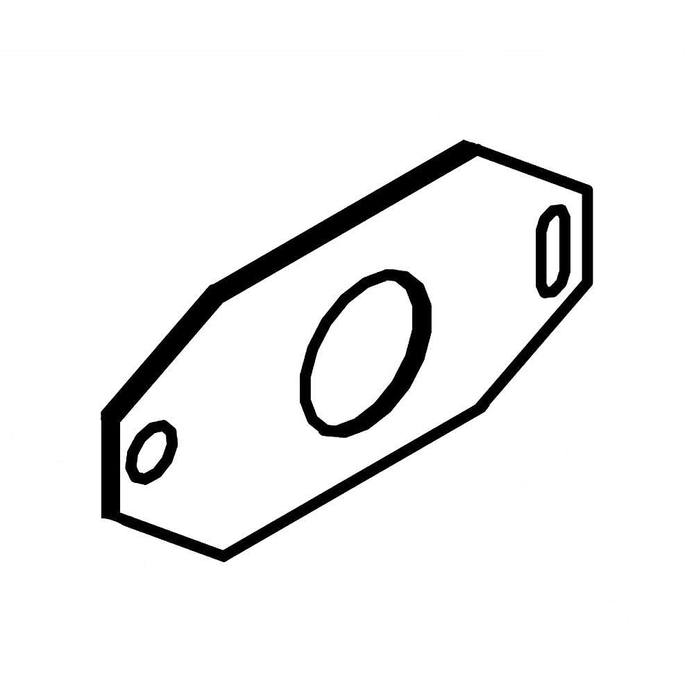 Part #3192491, Cooktop Burner Manifold Bracket / 0.13 x 2.75 x 1.50