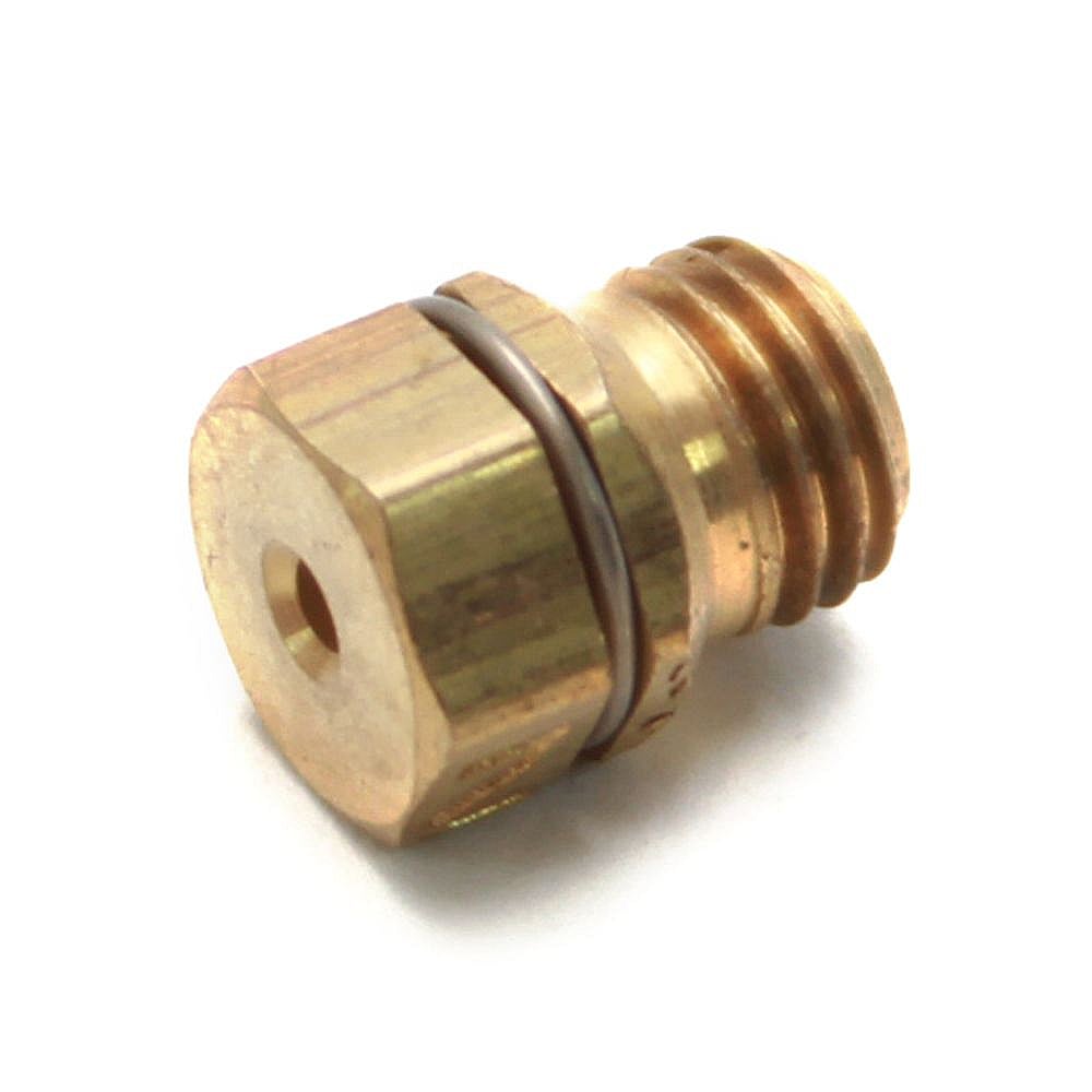 Photo of GE Part #wp3192523, Ran Surface Burner Orifice | 0.37 x 0.37 x 0.37 from Repair Parts Direct