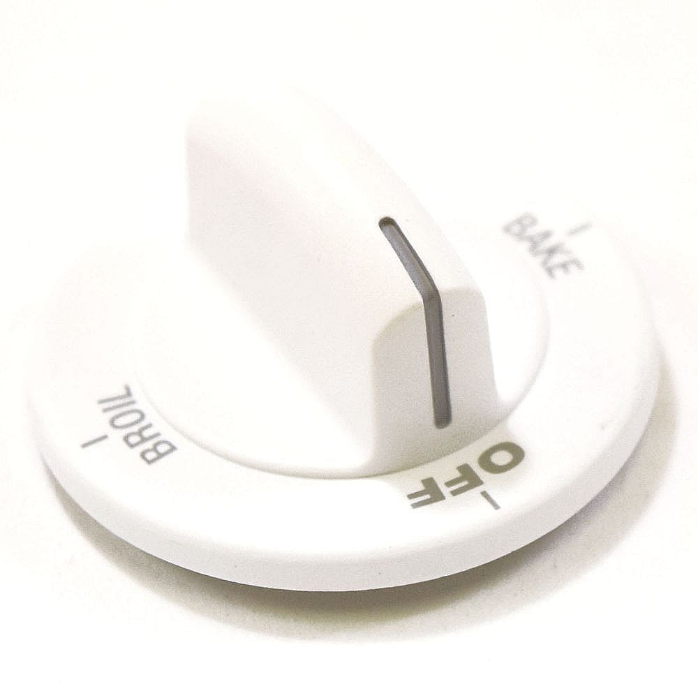 Roper Part #3196031, Range Oven Selector Knob (White) | 1.00 x 2.25 x 2.25