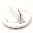 Range Oven Selector Knob (white) for Roper RME30001 - Part 3196031