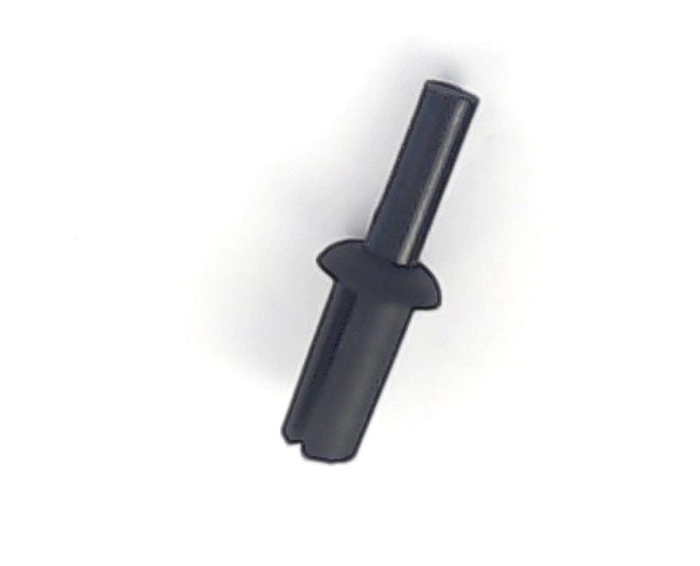 Part #wp3196813, Range Broil Drawer Front Panel Push Rivet (Black) / 0.87 x 0.25 x 0.25