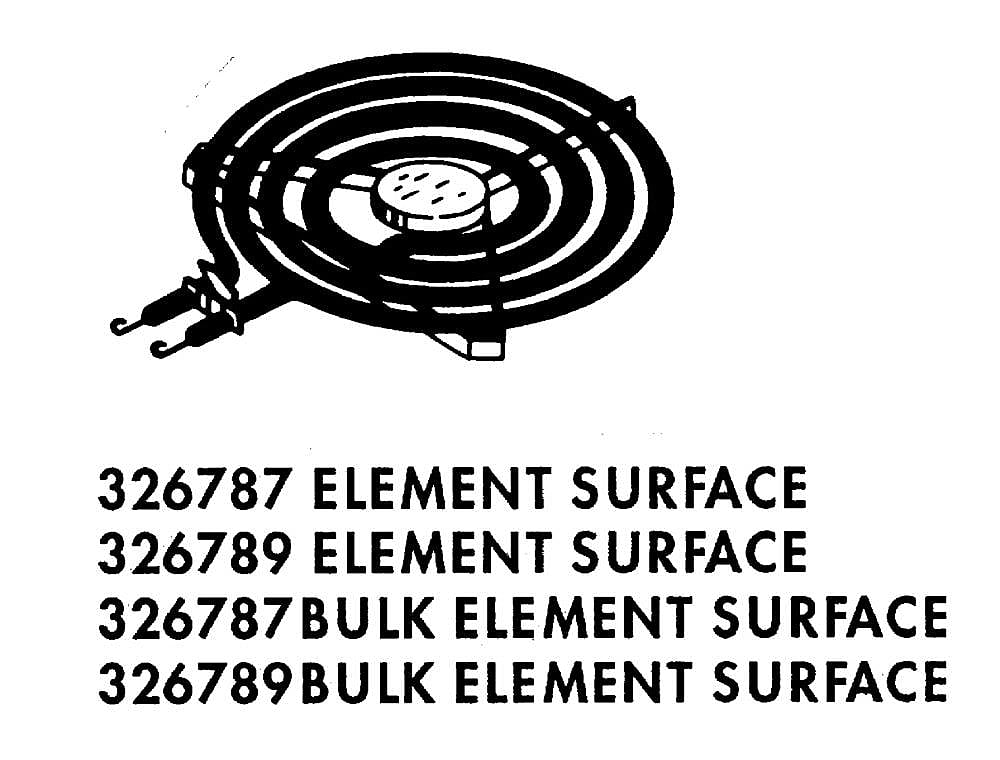 Photo of Range Surface Element from Repair Parts Direct