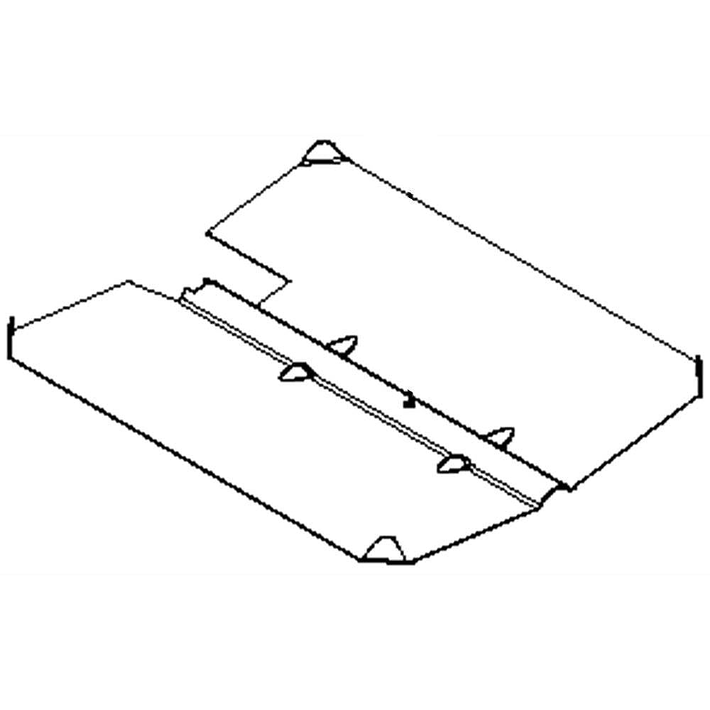 Part #3601F358-45, Burner Baffle / 4.00 x 5.00 x 4.00