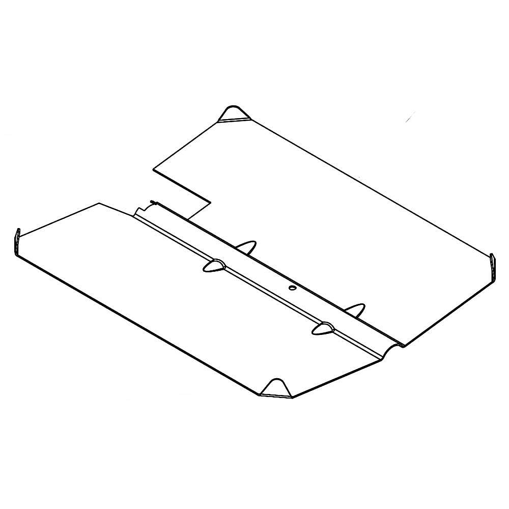 Part #3601P336-45, Range Broil Burner Baffle / 18.00 x 16.00 x 1.00