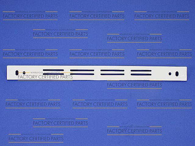 Part #wp3608F141-71, Range Oven Door Vent Trim (White) / 3.44 x 2.82 x 30.94