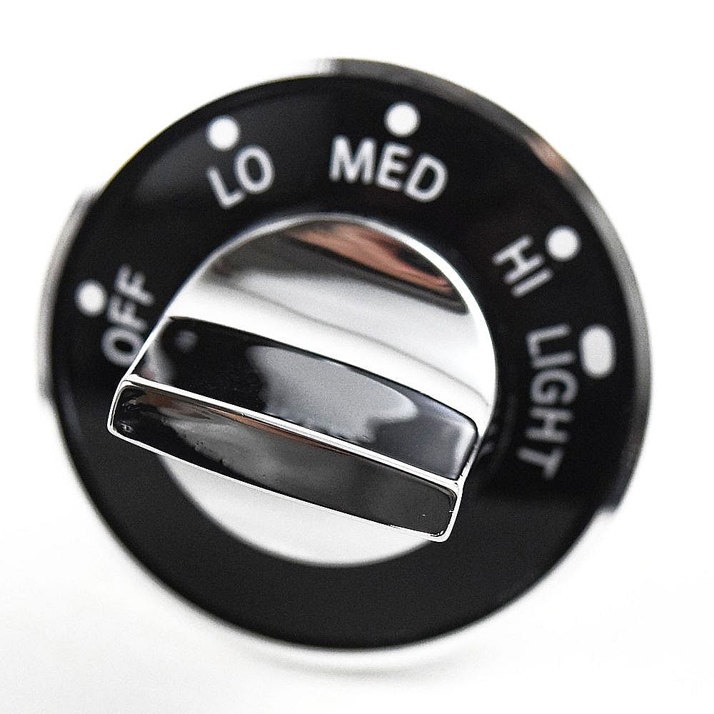 Photo of GE Part #wp4163913, Ran Surface Burner Knob | 1.87 x 1.87 x 2.00 from Repair Parts Direct