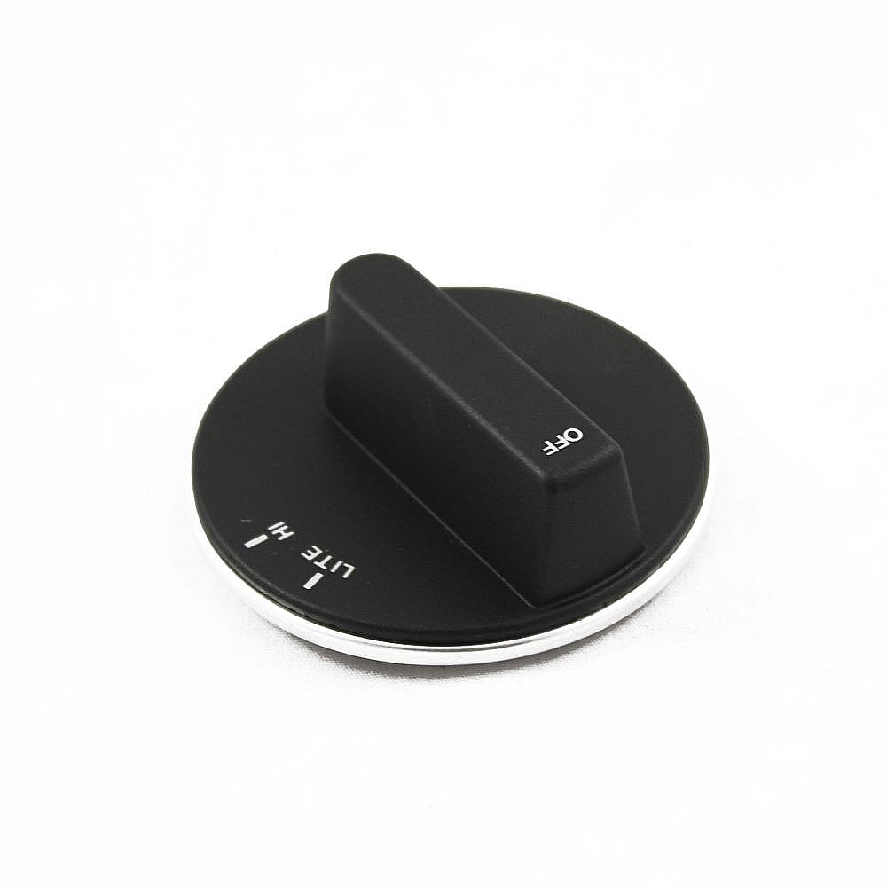 Photo of GE Part #wp4320580, Ran Surface Burner Knob | 2.25 x 2.25 x 0.88 from Repair Parts Direct