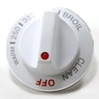 Range Thermostat Knob for Whirlpool SF367PEYQ9 - Part 4371677