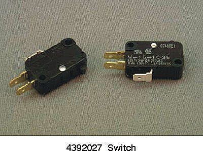 Photo of Microwave Door Primary Interlock Switch from Repair Parts Direct