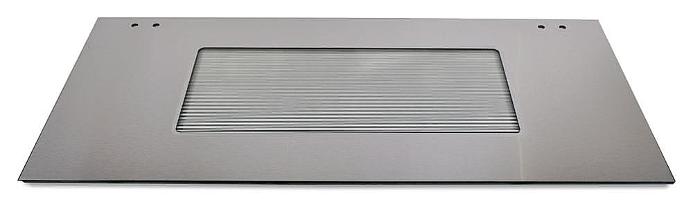 Part #wp4452259, Wall Oven Door Outer Panel (Stainless) (Replaces 4452259) / 31.00 x 7.69 x 19.50