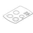 Cooktop Main Top (black) for KitchenAid KECC508GBL3 - Part 4455552