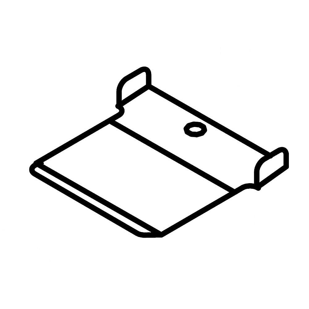 KitchenAid Part #4455807, Vent Deflector | 3.63 x 2.50 x 0.38