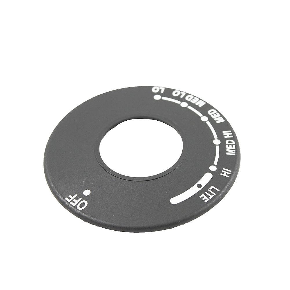Part #wp4457192, Cooktop Knob Bezel / 3.00 x 3.00 x 0.37