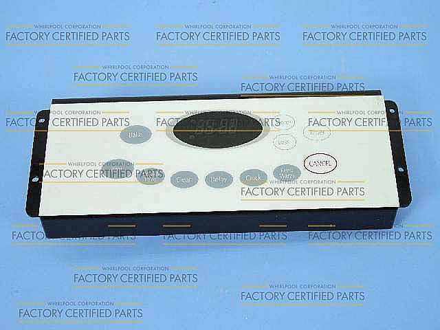 Photo of Range Oven Control Board and Overlay (White) from Repair Parts Direct