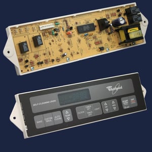 Range Oven Control Board And Overlay (black) WP6610325