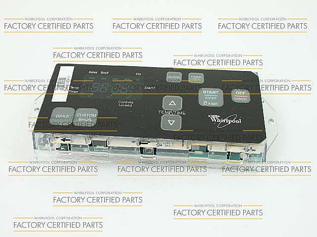 Photo of Range Oven Control Board and Clock from Repair Parts Direct