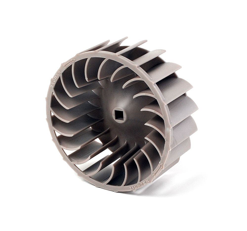 Part #wp697772, Dryer Blower Wheel (Replaces 697772) / 9.75 x 5.25 x 9.50