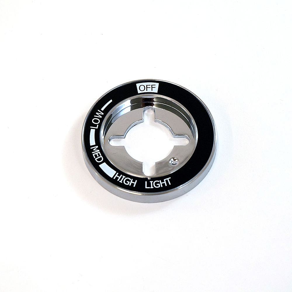 Part #7740P145-60, Cooktop Knob Bezel / 3.00 x 3.00 x 0.25