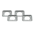 Range Drip Pan Set, 4-pack (chrome) 786399