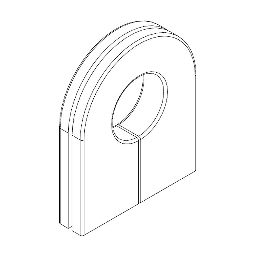 Part #8008P068-60, Grommet / 1.50 x 1.30 x 0.03