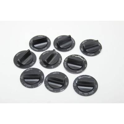 Range Knob Set, 9-piece (replaces 330169, 330170, 330171, 330172, 330173, 330175, 330176, 330177, 330178, 330180) undefined