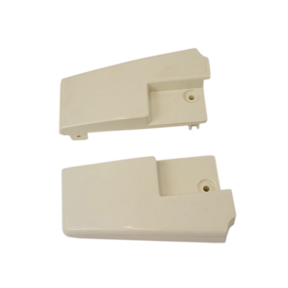 Part #814559, Range Control Panel End Cap Set (Biscuit) (Replaces 9781888Fc, 9781889Fc) / 3.12 x 1.87 x 0.75