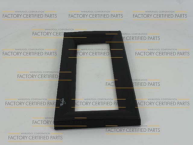 Photo of Microwave Door Outer Frame (Black) from Repair Parts Direct