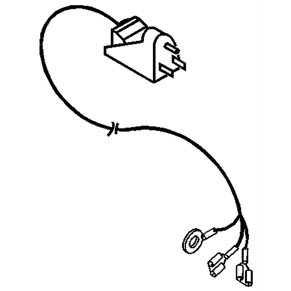 Kenmore Part #8169432, Power Cord | 4.50 x 4.00 x 5.37