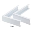 Microwave Trim Kit Front Panel (white) for Whirlpool GH4155XPQ2 - Part 8171336