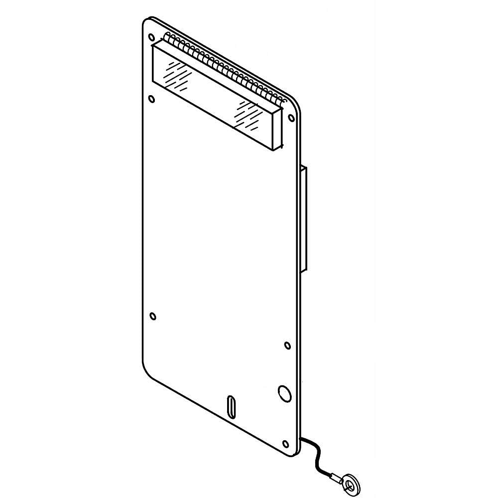 Photo of Part #8184654R, Refurbished Microwave Electronic Control Board from Repair Parts Direct