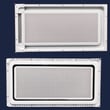 Microwave Door Inner Panel Assembly (white) for Whirlpool GH6178XPT0 - Part 8185035
