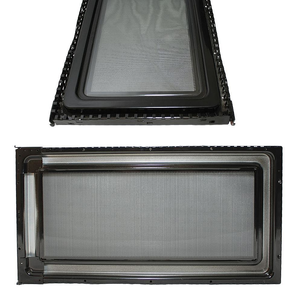 Photo of Microwave Door (Black) from Repair Parts Direct