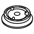 Cooktop Burner Base, 15,000-btu 8190901