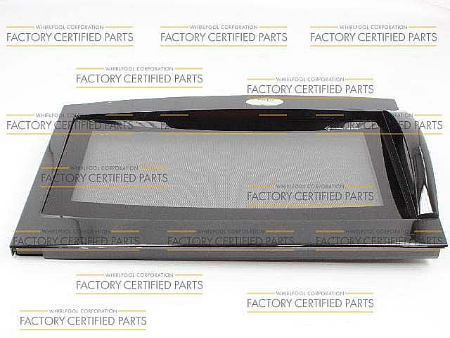 Photo of Microwave Door Assembly (Black) from Repair Parts Direct