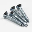 Microwave Screw, 4-pack (stainless) for Ikea IBMS1450VMS0 - Part 8205771