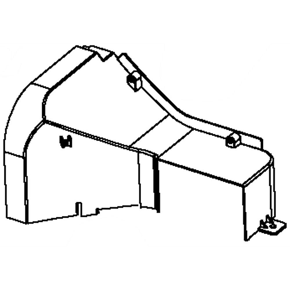 Part #8206340, Deflector Arm / 3.00 x 3.00 x 3.00