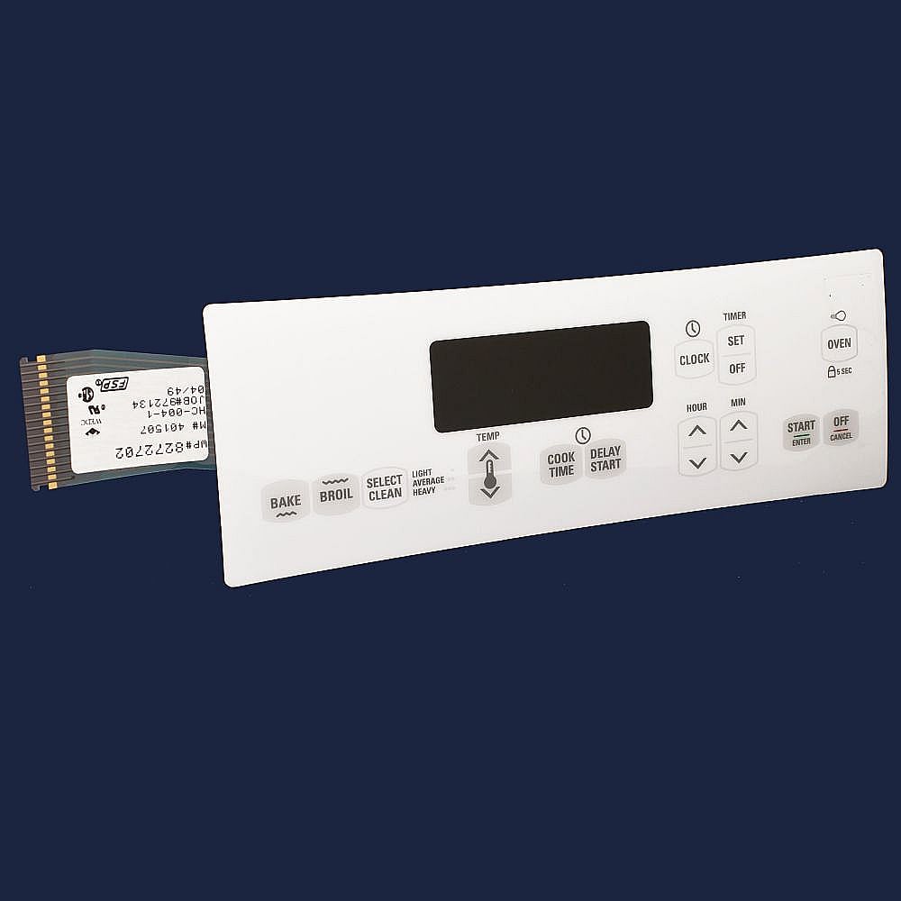 Photo of Range Membrane Switch (White) from Repair Parts Direct