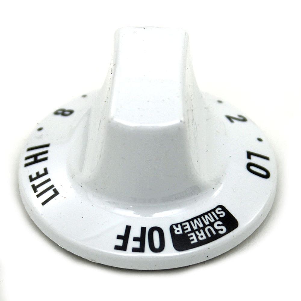 Part #8272769, Range Surface Burner Knob / 2.12 x 2.12 x 1.12