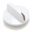 Cooktop Burner Knob (white) for Whirlpool GLT3615LT02 - Part 8285071