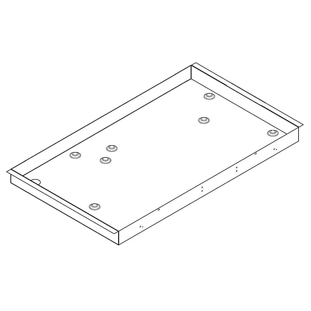 Part #8285773, Cooktop Burner Box / 36.00 x 19.00 x 3.00