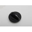 Cooktop Burner Knob (black) for Whirlpool GLT3657RT00 - Part WP8286058BL