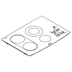 Cooktop Main Top (white) 8286955