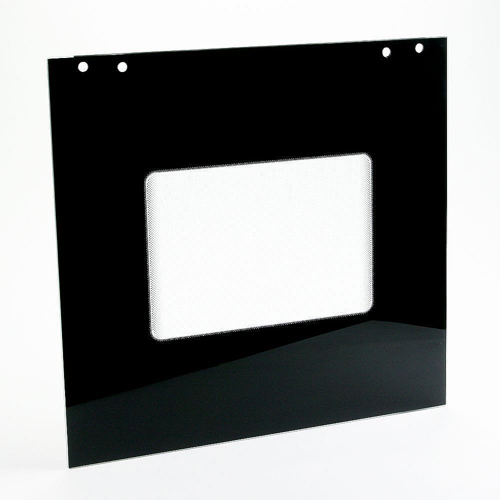 Photo of Wall Oven Door Outer Panel (Black) from Repair Parts Direct